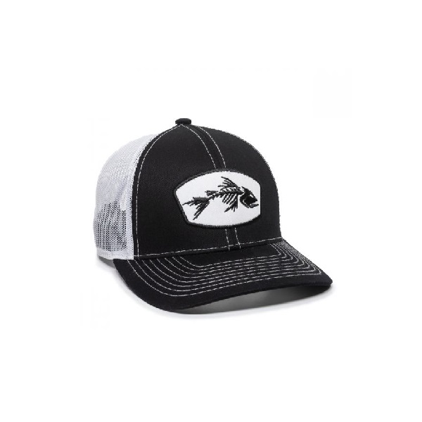 Gorra OUTDOOR CAP Negra/Blanca Con Malla - BON-200 - GOTAC